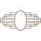 Ekena Millwork Elizabeth Wood Fretwork Pierced Ceiling Medallion, Walnut, 22"W x 11"H x 6"IW x 10 3/8"IH x 1/4"T CMWP22X11X0250EBWA - alternate 4